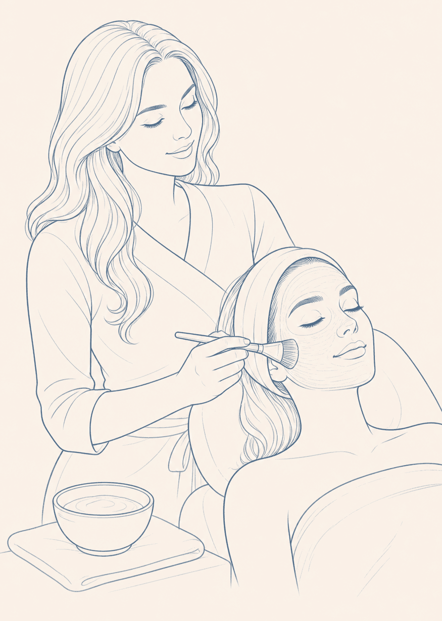 Facials illustration